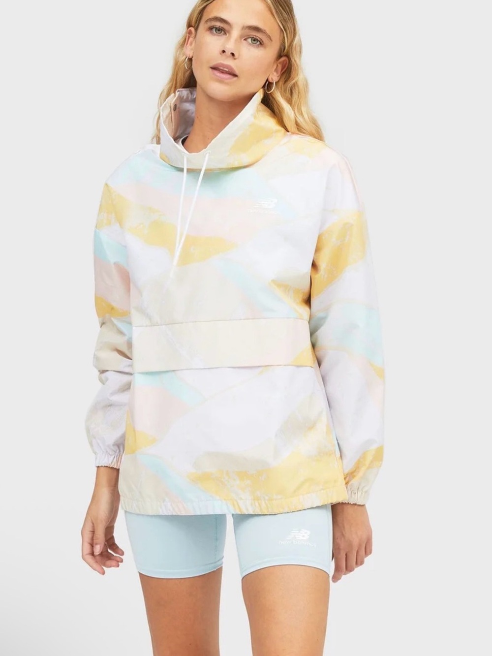 New Balance Women's Pastel Multi-Color Pullover Anorak